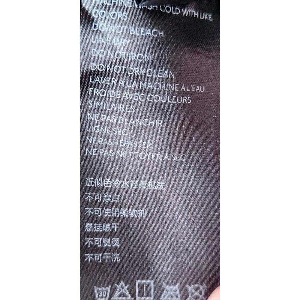 Anthropologie Laser-Cut Faux Leather High Rise Trousers Crop Pants Black Size 6 - Picture 7 of 10